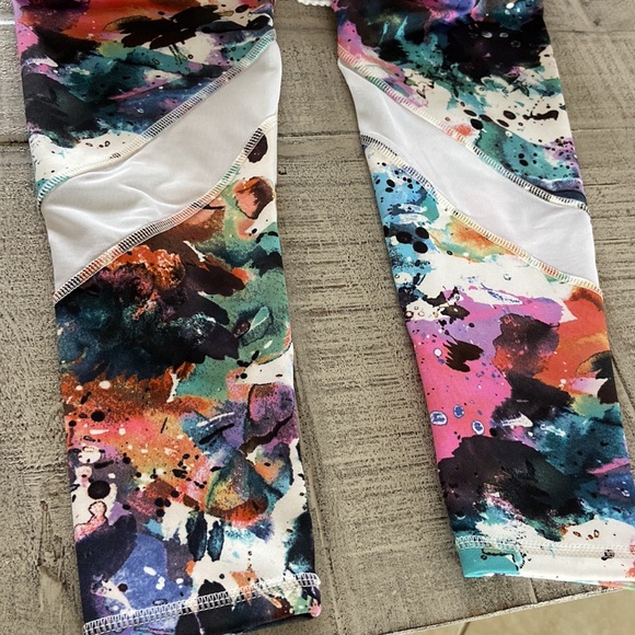 3 from 20!! BSP Womens Activewear Leggings Size L Pockets High Waist - Picture 7 of 8